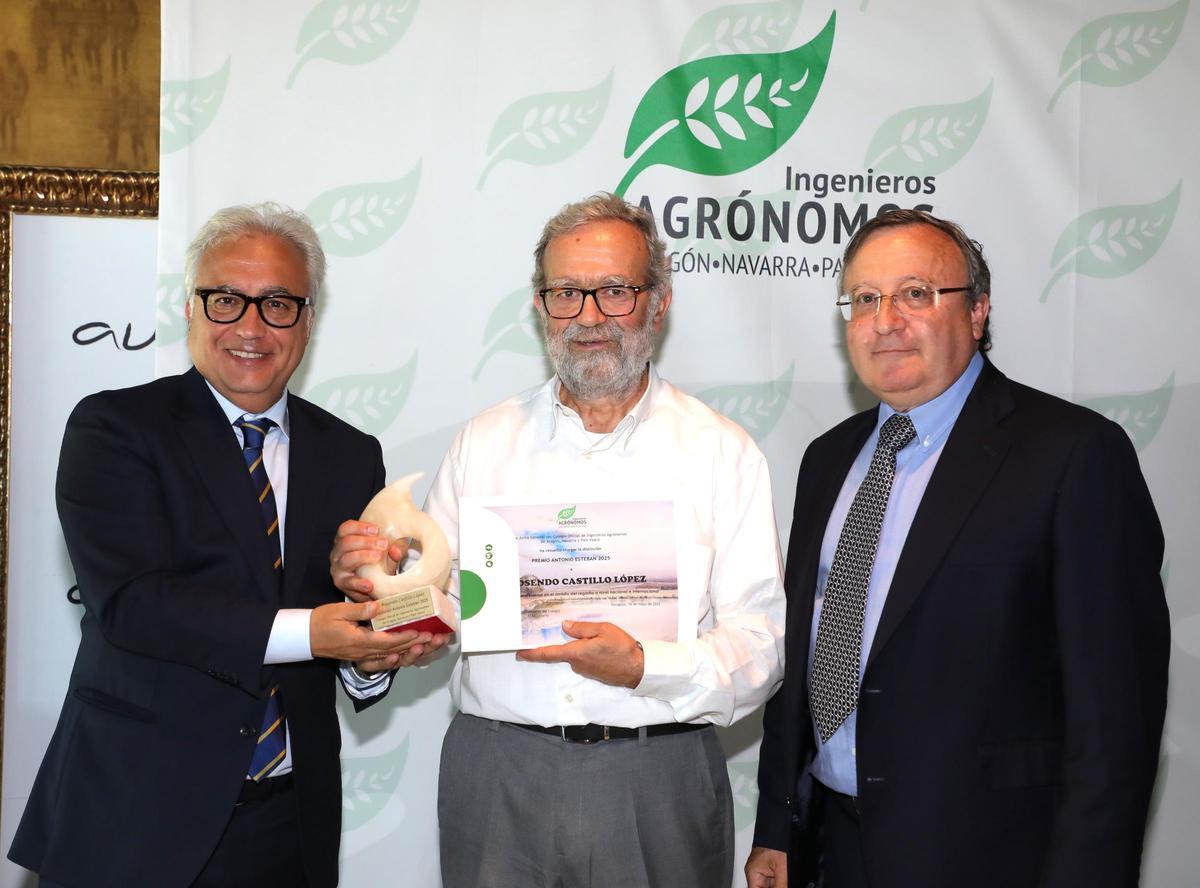 Rosendo Castillo vio reconocida su trayectoria con el premio Antonio Esteban.