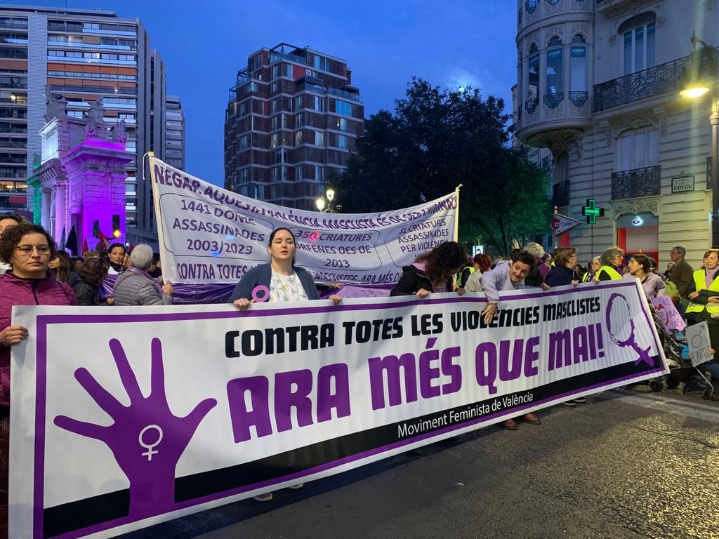 València clama contra la violencia machista