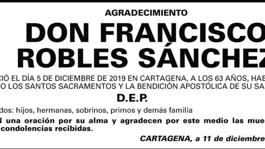 D. Francisco Robles Sánchez