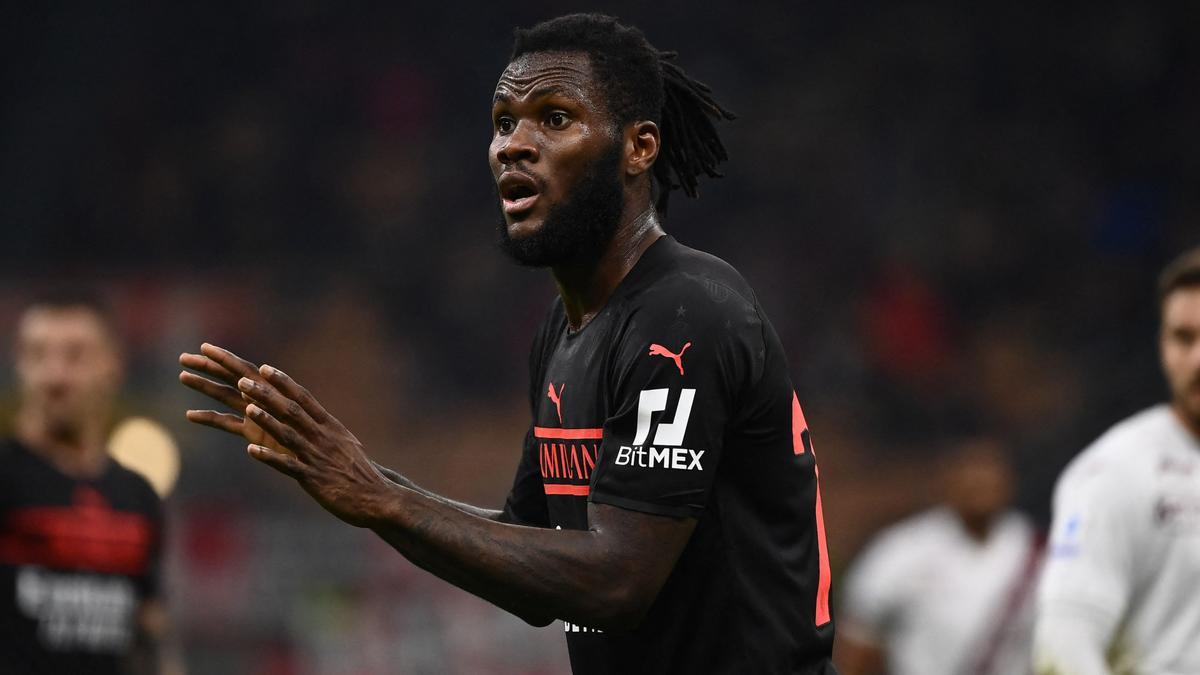 Franck Kessié, durante un partido del Milan