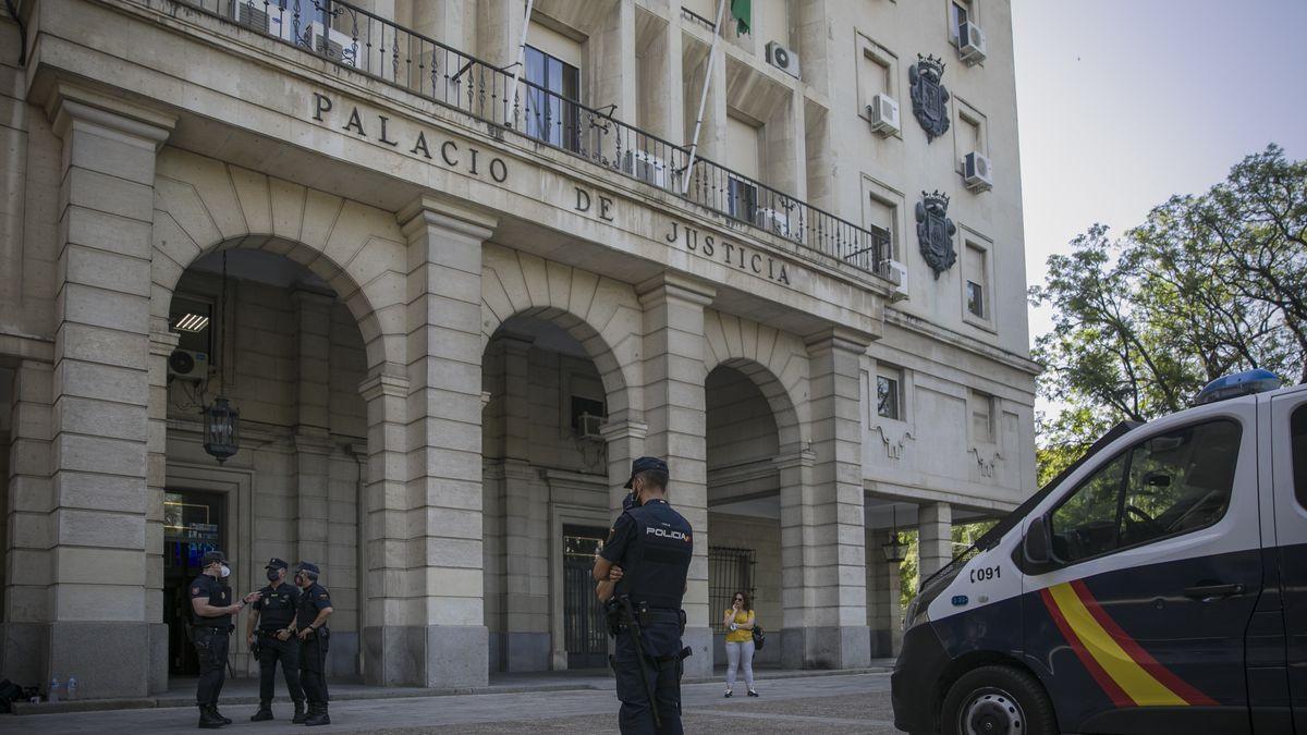 Una imagen del Palacio de Justicia de Sevilla.