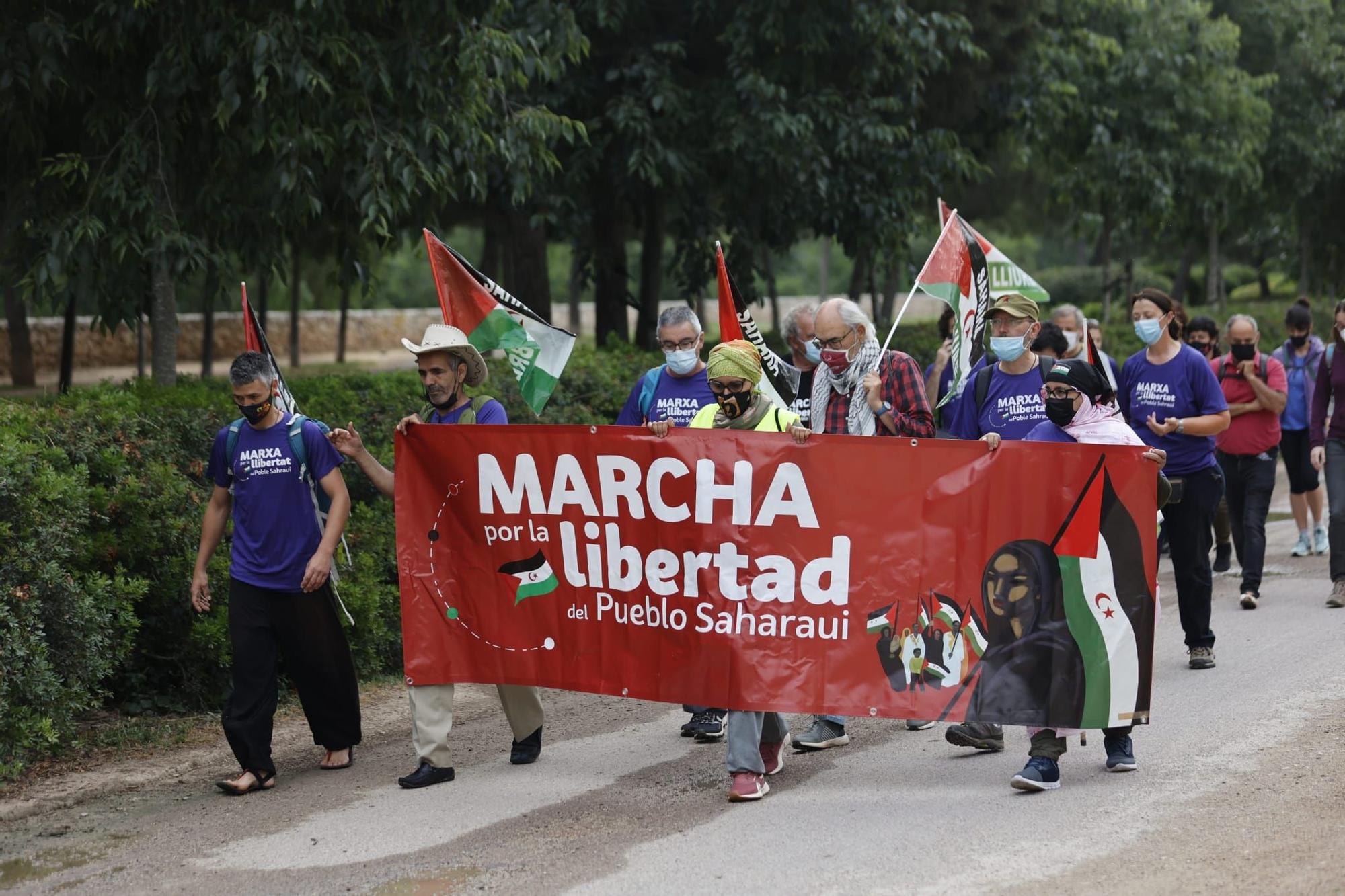 Sale de València la marcha que reclama la libertad de pueblo saharaui