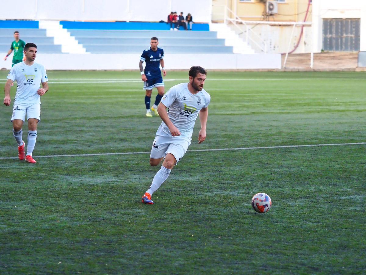 El Olímpic en el partido contra el Benidorm, en la Murta.