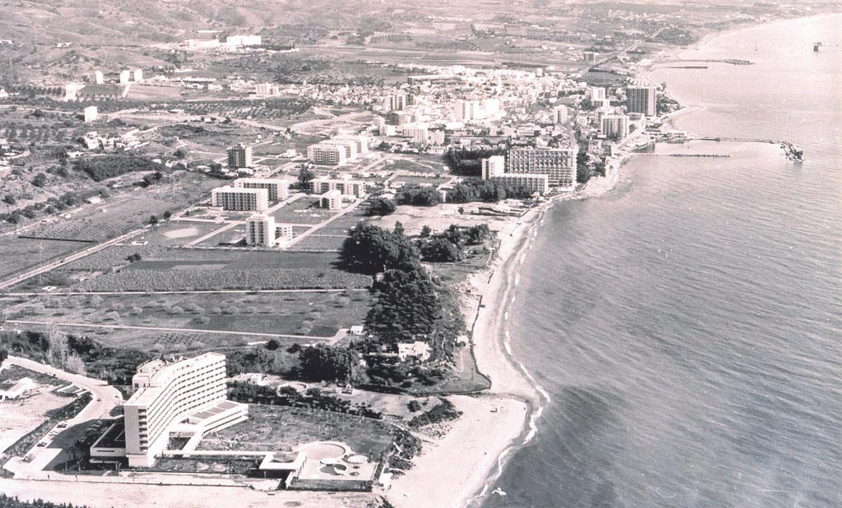Vista de Marbella, en los años 60.