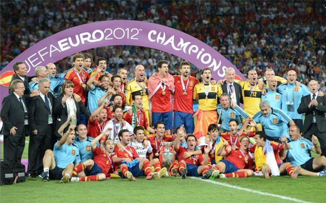 España empató a Alemania con tres títulos de Eurocopa