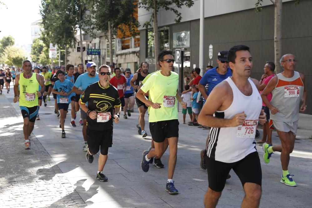 Más de 1.800 corredores participaron en la mañana del sábado en la prueba Andar e Correr, con un recorrido de 10 kilómetros por el Camino Portugués de Baiona.