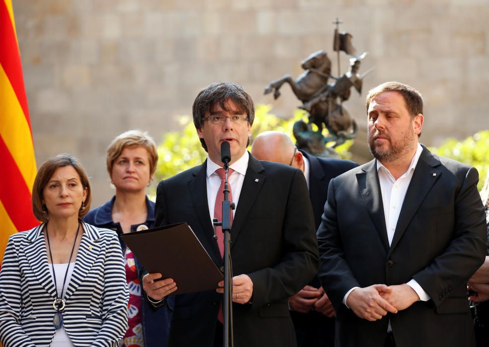 Puigdemont fixa la data i la pregunta del referèndum