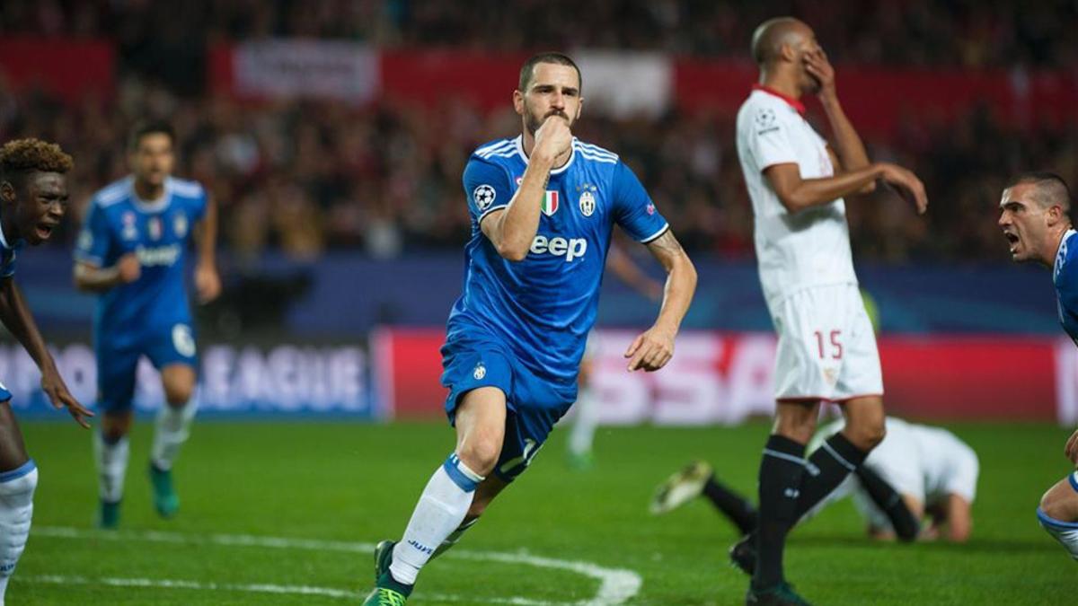 El tanto de Bonucci silenció el Sánchez Pizjuán