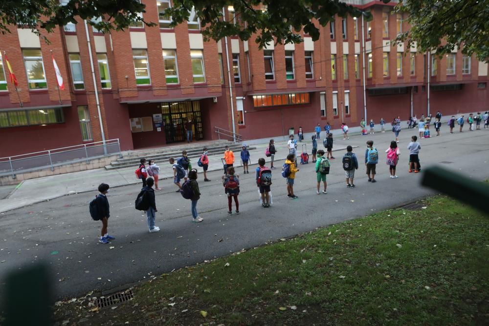 Gijón: vuelta a clase de mascarilla y sin lloros