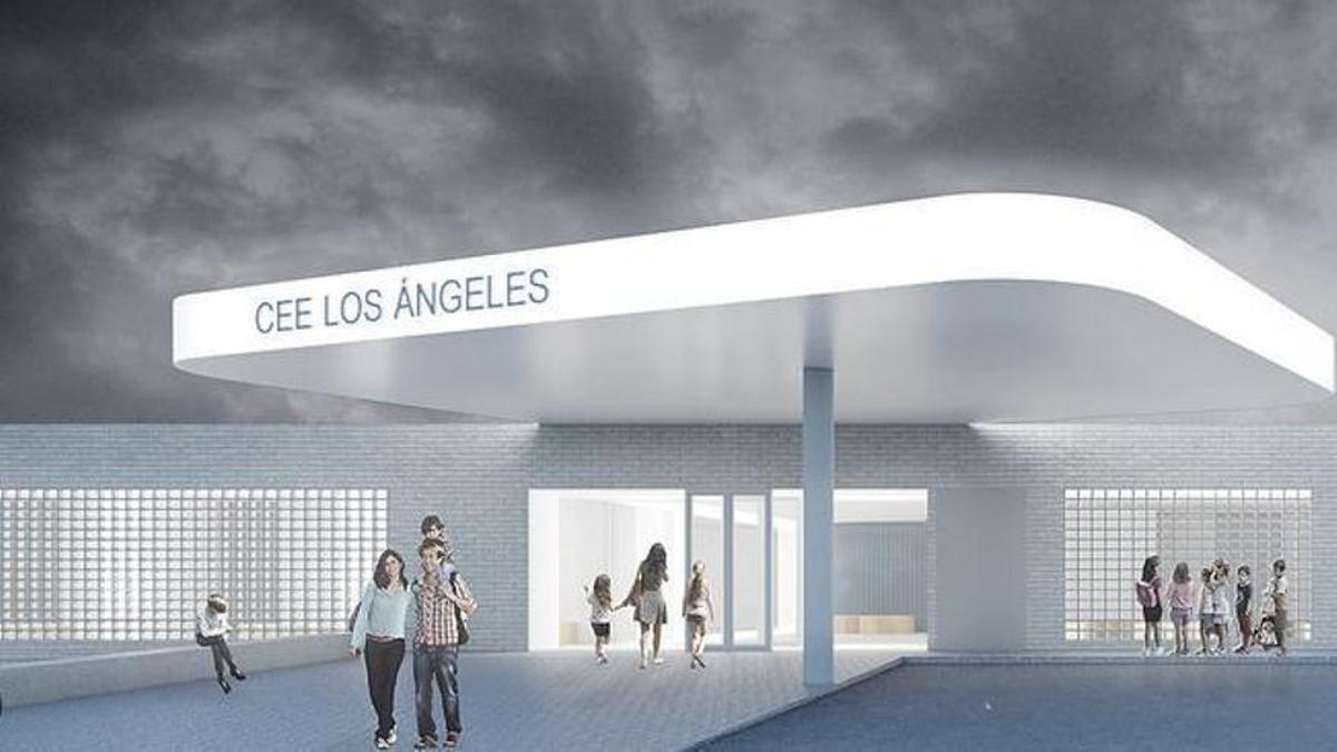 Infografía del nuevo colegio Los Ángeles.