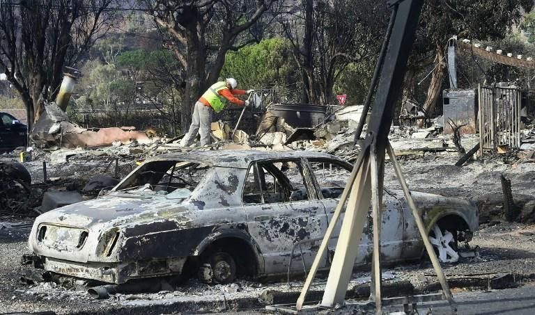 El devastador incendio de California, en imágenes