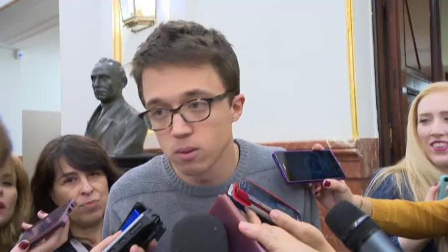 Errejón no ve peligrar su portavocía política en el Congreso