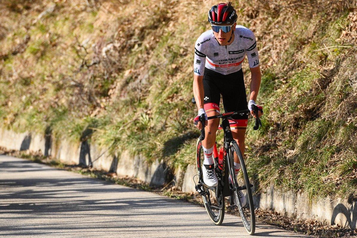 Tadej Pogacar, en la Tirreno-Adriático.