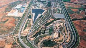 Vista aérea del circuito de Applus+ Idiada en el Penedès.