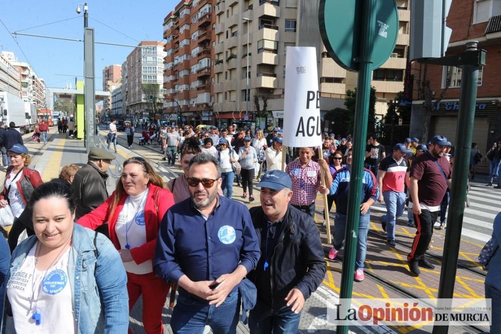 Manifestación de los agricultores por el Mar Menor en Murcia