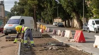 La carretera de La Algameca, cortada al tráfico este miércoles por obras