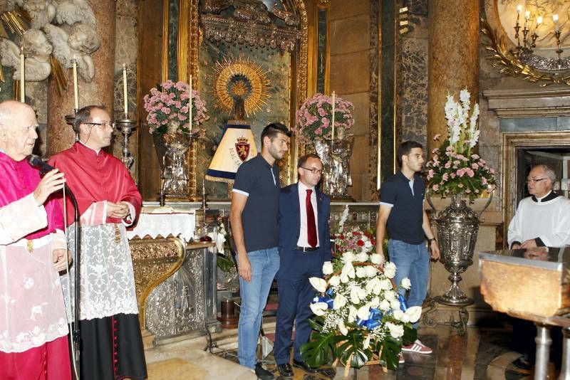 Fotogalería ofrenda y recepción del Real Zaragoza en el ayuntamiento