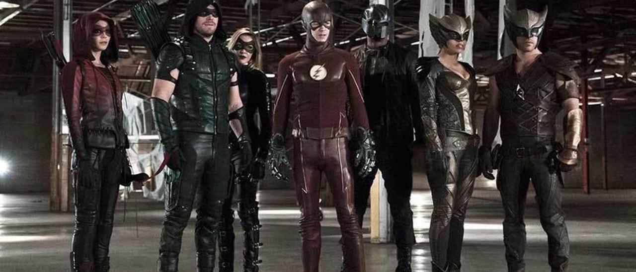 Una escena del &quot;crossover&quot; entre &quot;Arrow&quot; y &quot;Flash&quot;.