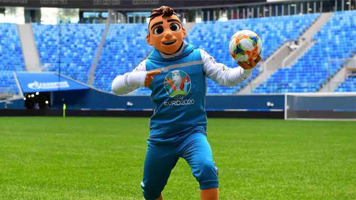 La mascota de la Eurocopa 2020