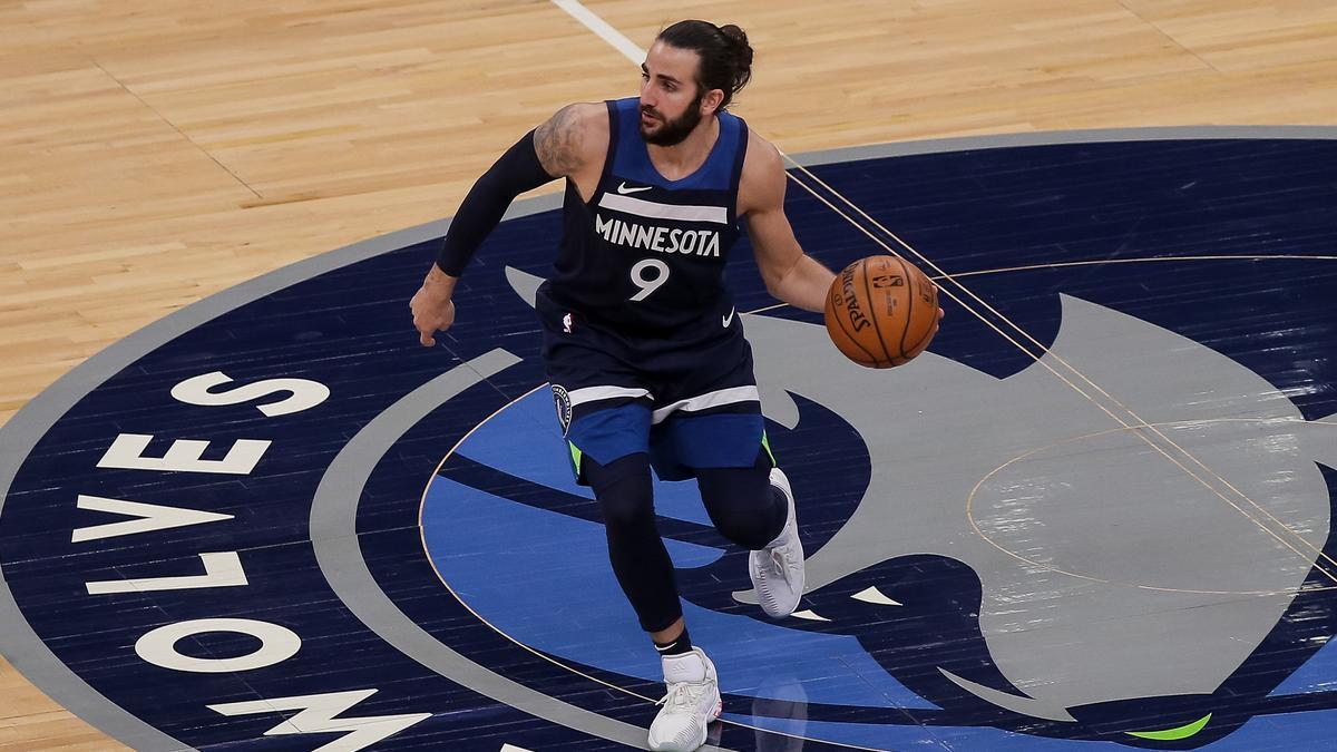 Ricky Rubio, con los Wolves.