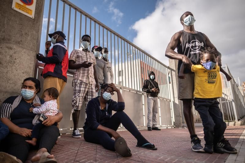 Concentración de inmigrantes en Santa Cruz de Tenerife