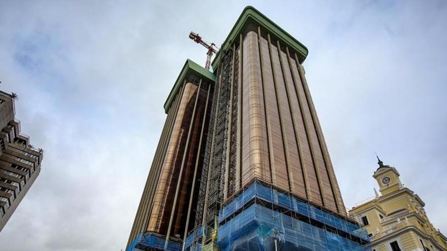 Vista de las Torres Colón de Madrid