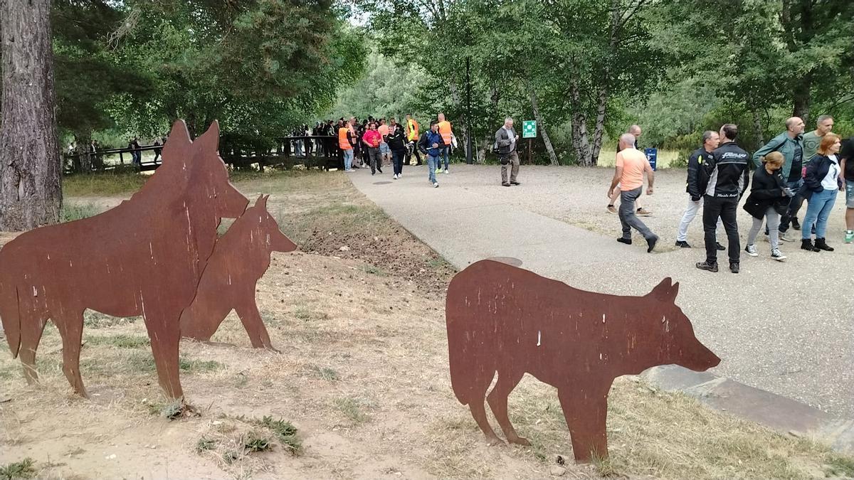 Entre lluvia y motos clásicas: así arranca la concentración internacional del Lago de Sanabria