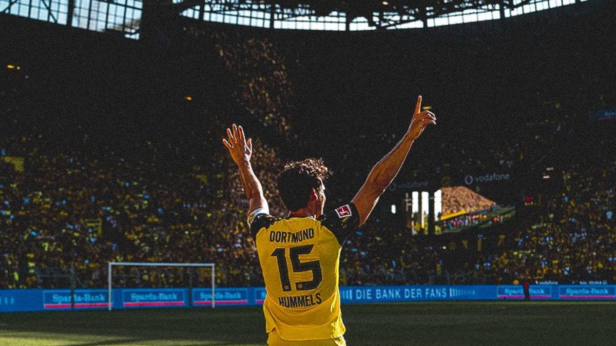 Mats Hummels se despidió del Signal Iduna Park