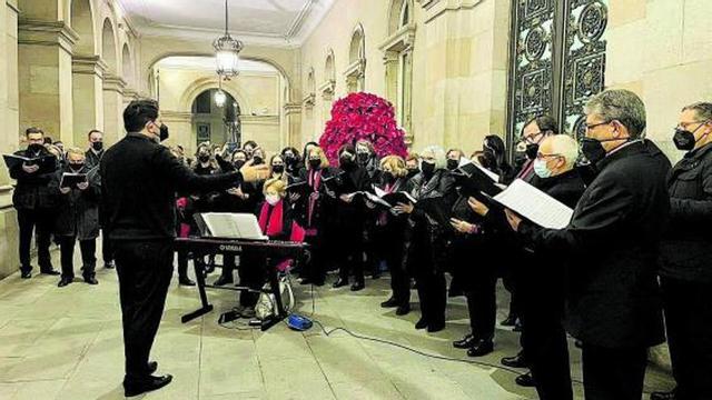 Actuación nos soportais de María Pita. // L. O.