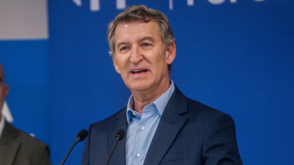 El president del PP, Alberto Núñez Feijóo, el dia 11 passat a Barcelona. El president del PP, Alberto Núñez Feijóo, el dia 11 passat a Barcelona.
