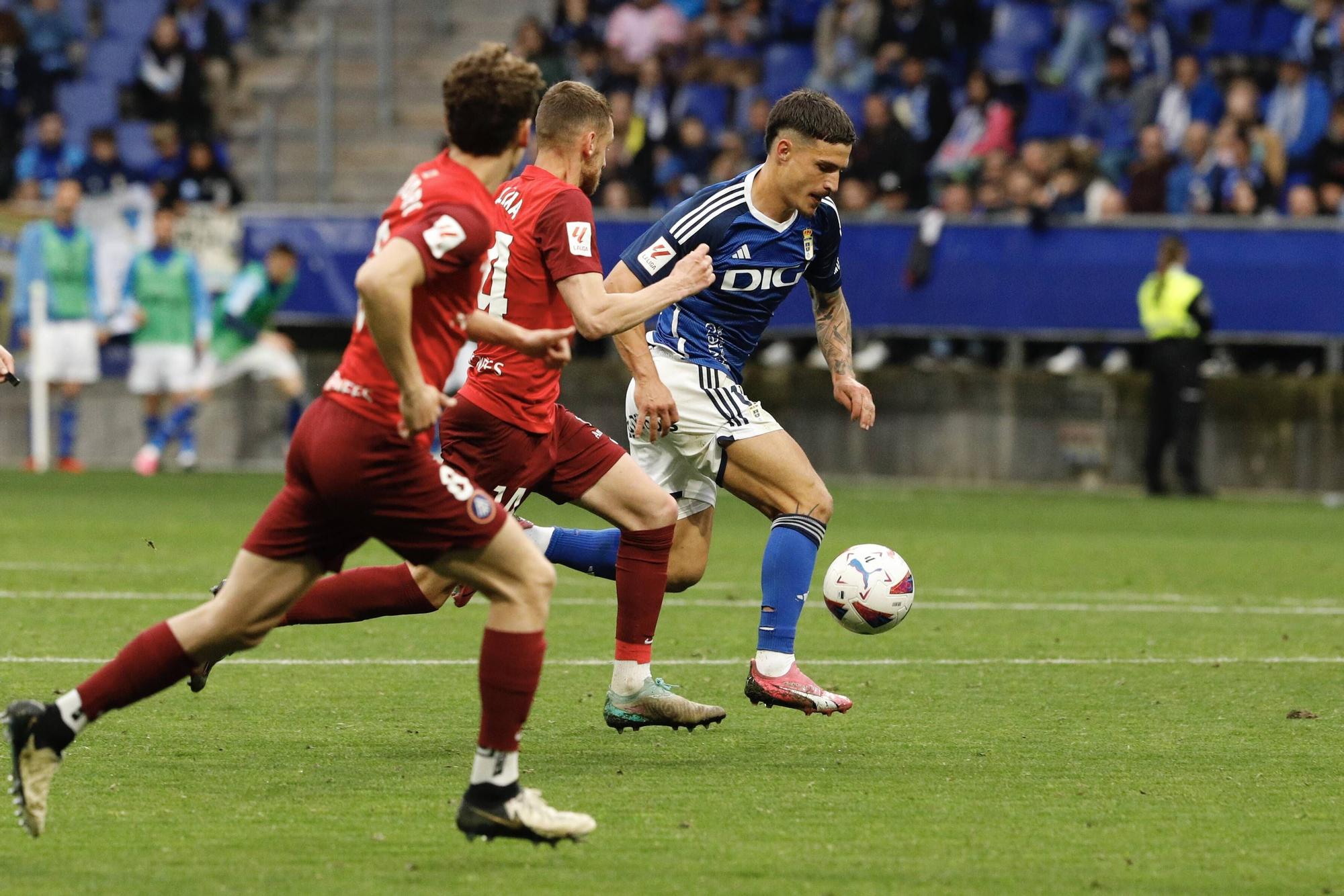 Así fue el partido entre el Oviedo y el Andorra