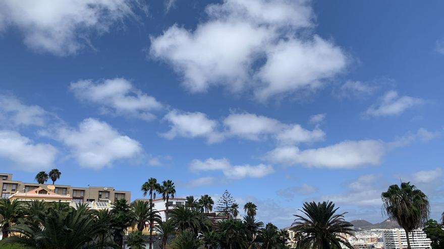Intervalos nubosos en el norte de Canarias este domingo