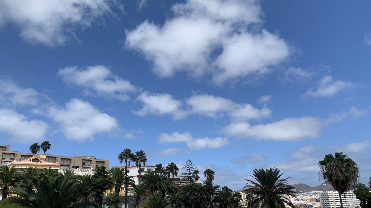 Cielos cubiertos en Gran Canaria.