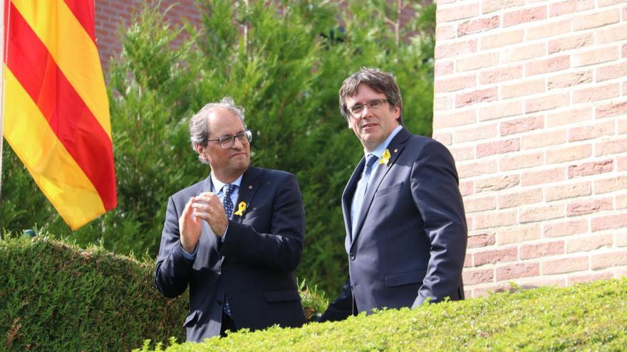 Torra, amb Puigdemont