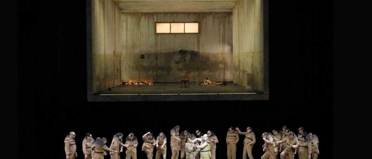 Representación del «Wozzeck» que se estrenará en Les Arts el 26 de mayo.