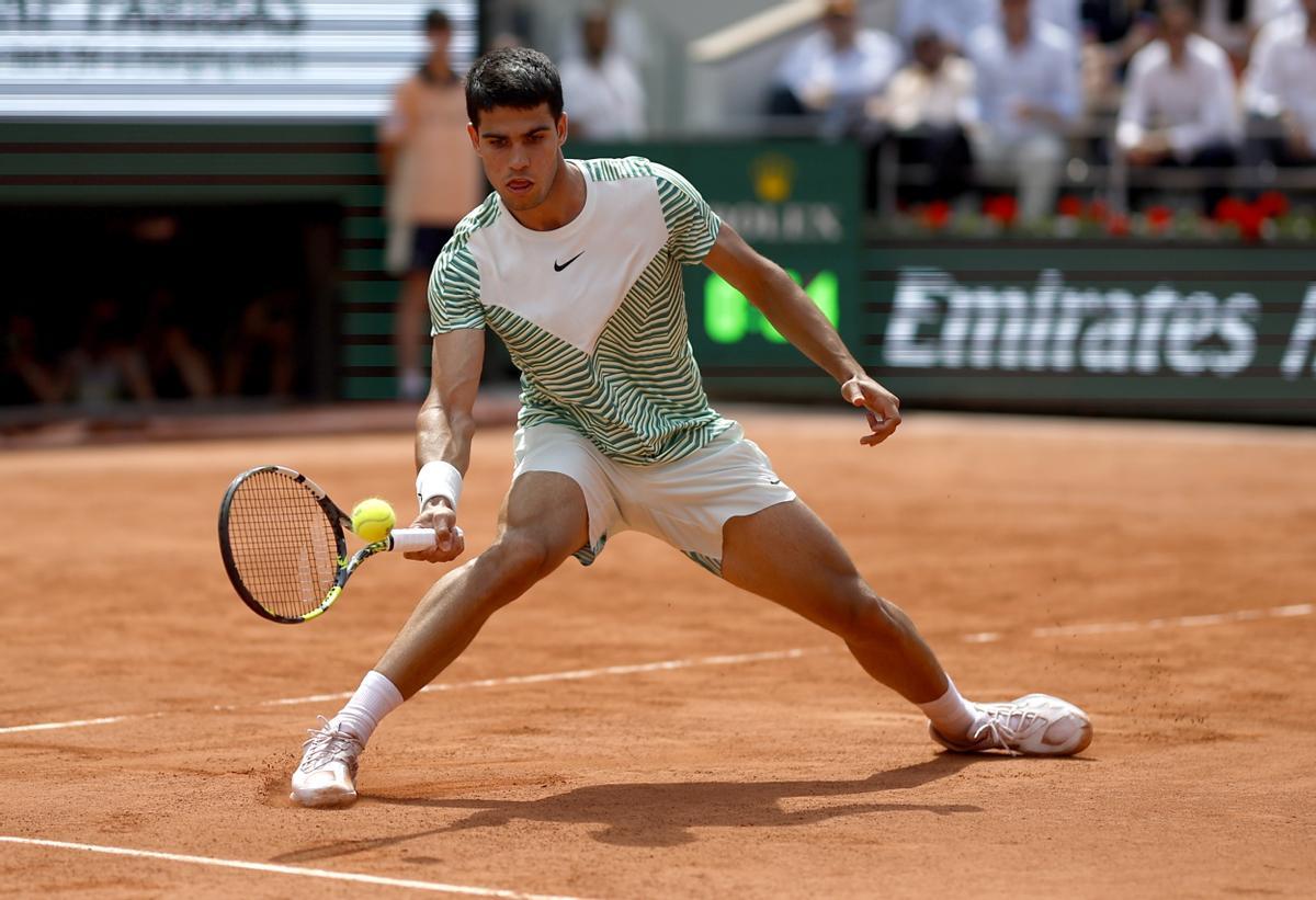 Roland Garros: Carlos Alcaraz - Novak Djokovic, en imágenes