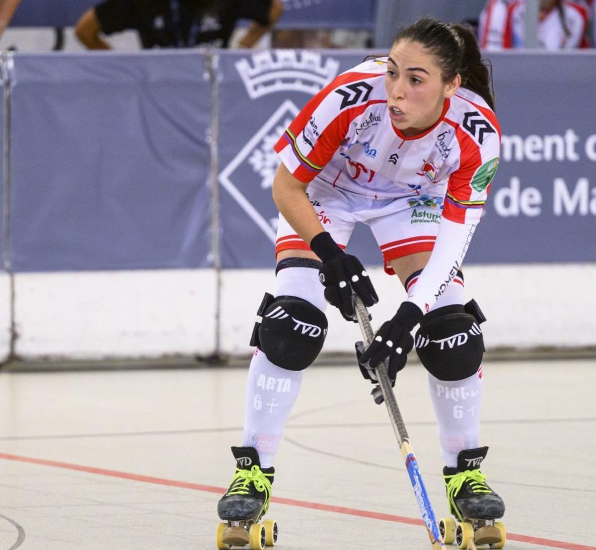 Marta Piquero durante la semifinal de la Supercopa contra el Palau en 2025. | RFEP