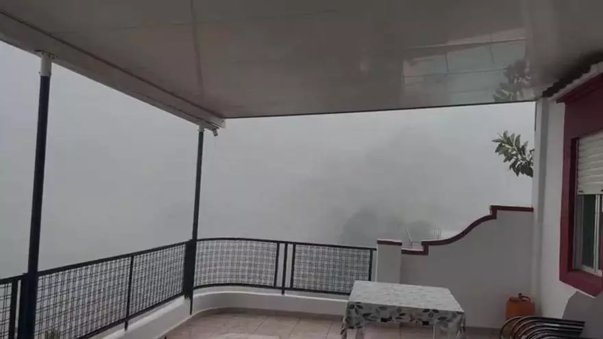 Un reventón húmedo deja lluvias torrenciales en Alzira