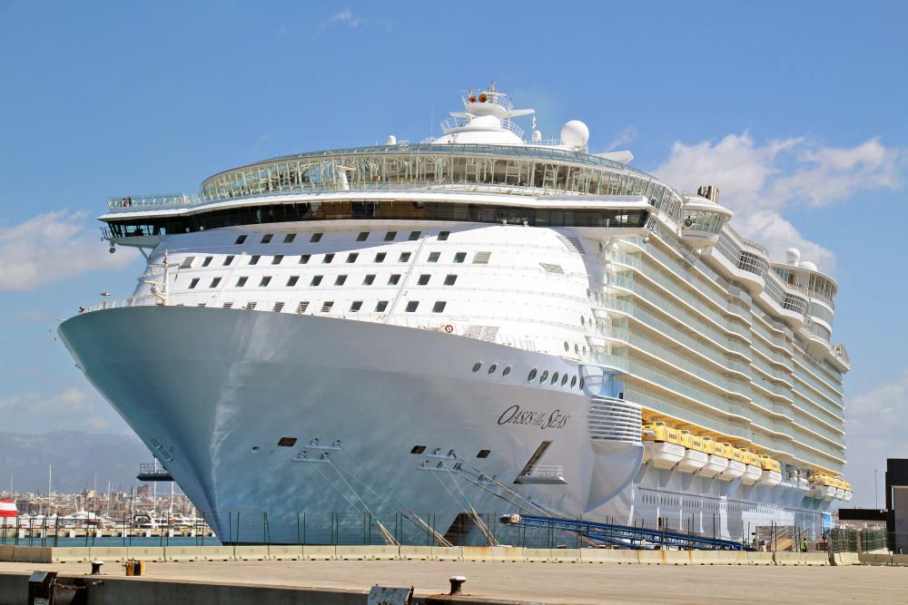 Llega Palma el crucero Oasis of the Seas