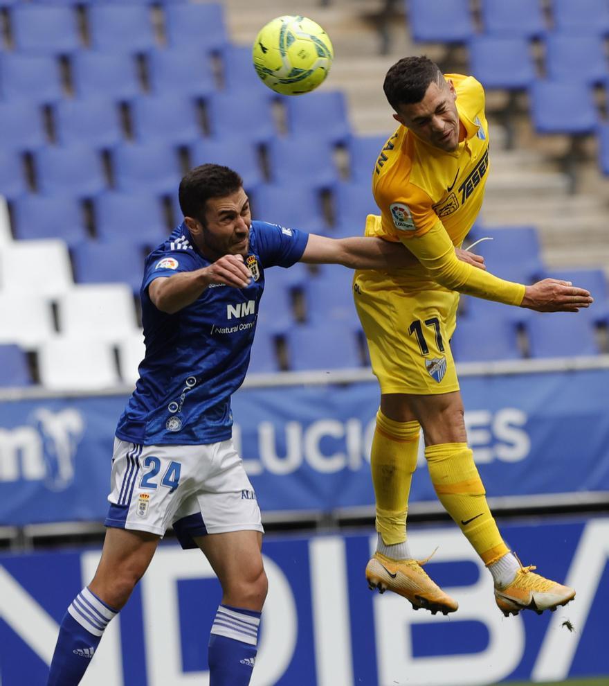 Las imágenes del Real Oviedo - Málaga CF