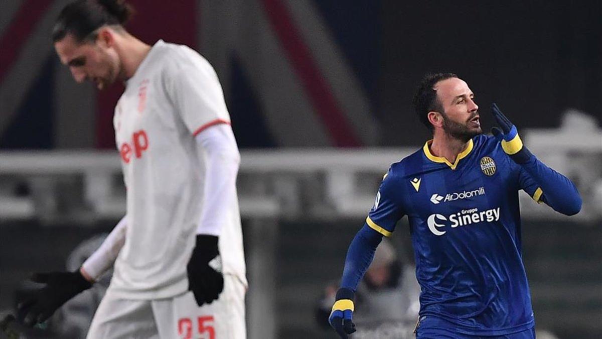 Pazzini, el héroe del Hellas Verona