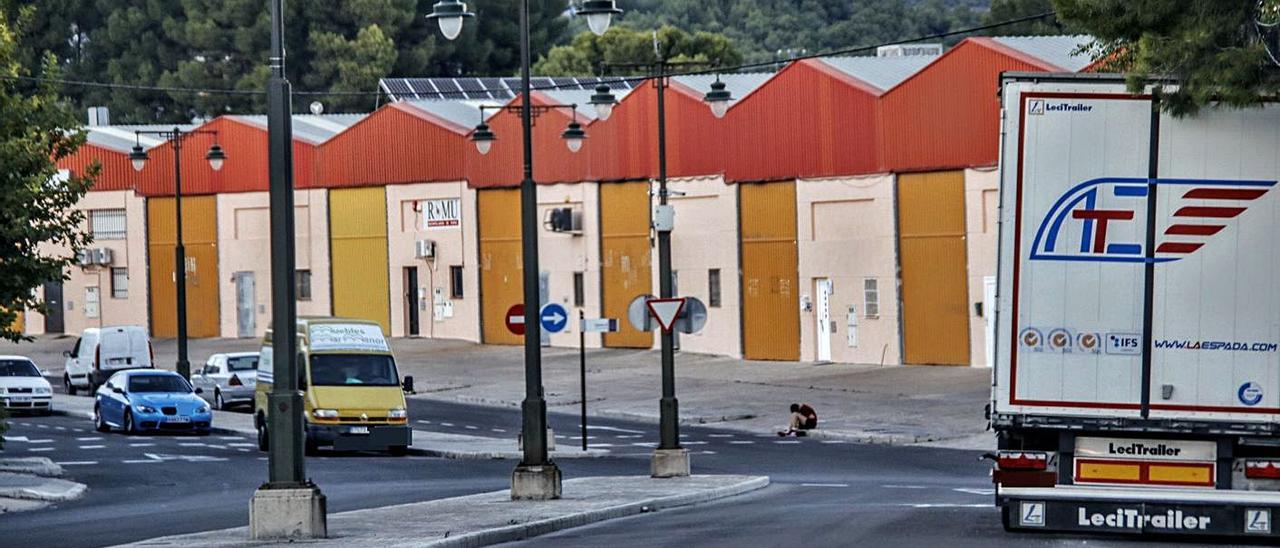 Vista del polígono Cotes Baixes de Alcoy, calificado como área industrial avanzada. |