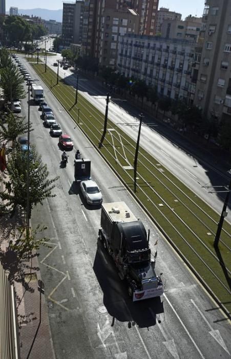 Los hoteleros toman Murcia para protestar contra las medidas del Gobierno regional