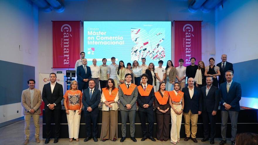 Estos son los alumnos del Master en Comercio Internacional en la Universidad de Extremadura