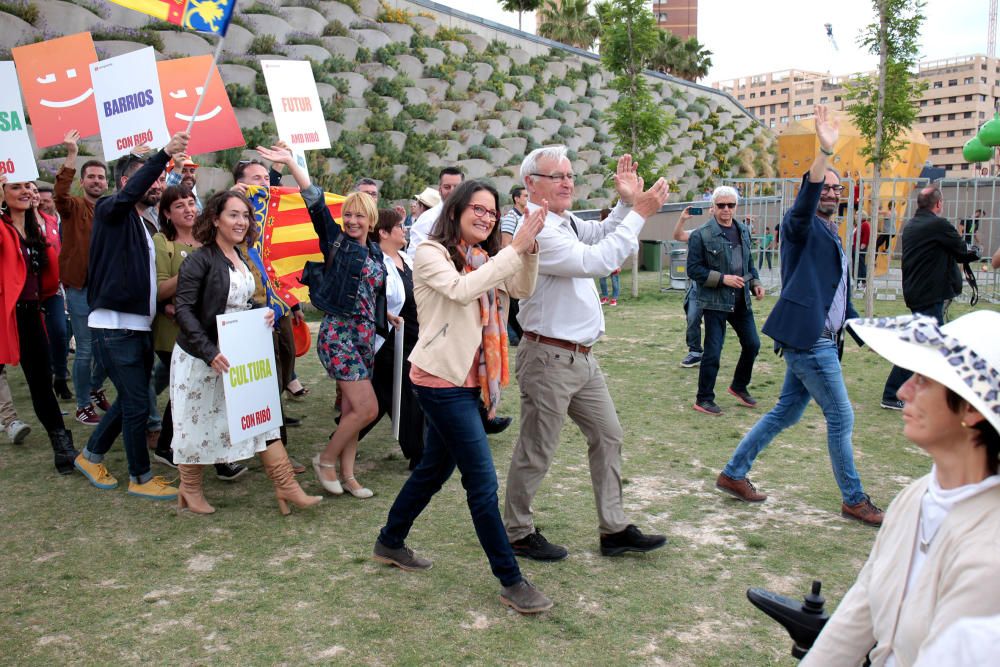 Mitin de Joan Ribó en el Parc Central