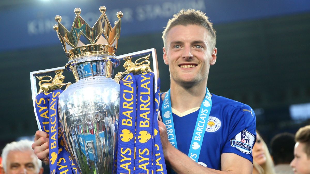 Jamie Vardy fichó por el Leicester en 2012 | Twitter @LCFC