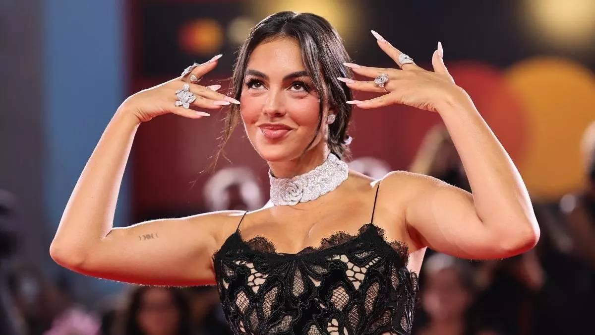 Georgina Rodríguez en el Festival de Venecia