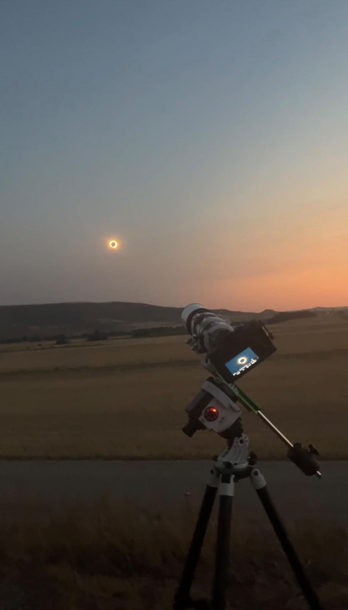 Un instane del eclipse.