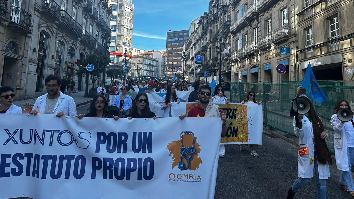 Manifestación por Vigo esta semana.
