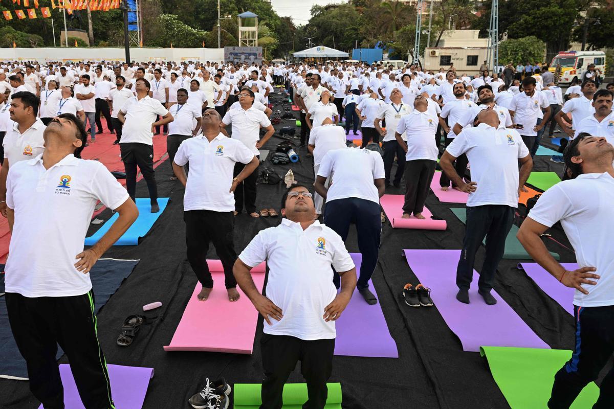 Día Internacional del Yoga en la India